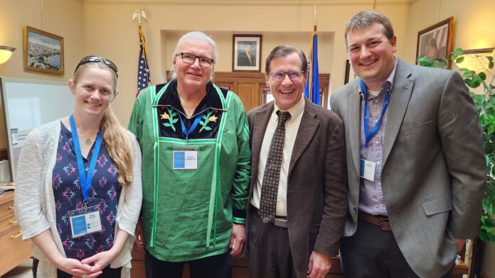 Folks from Audubon Great Lakes stopped by State Rep. Dave Murphy's office to discuss their questions and concerns for the legislative session.