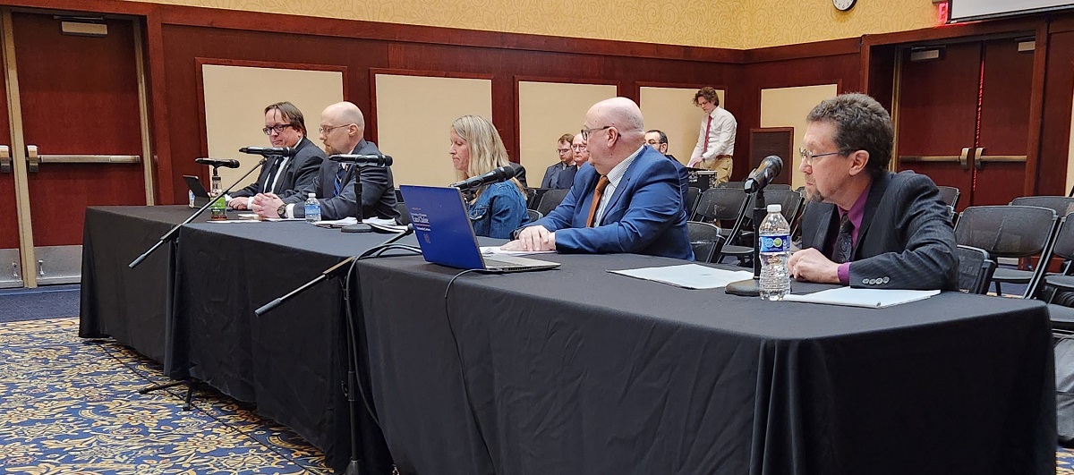 This is the research team that conducted the UW-System Student Free Speech Survey. University of Wisconsin-Eau Claire professors Geoffrey Peterson, Eric Kasper, April Bleske-Rechek; Dr. Eric Giordano of the University of Wisconsin System and Team Lead Dr. Tim Shiell from the University of Wisconsin-Stout.