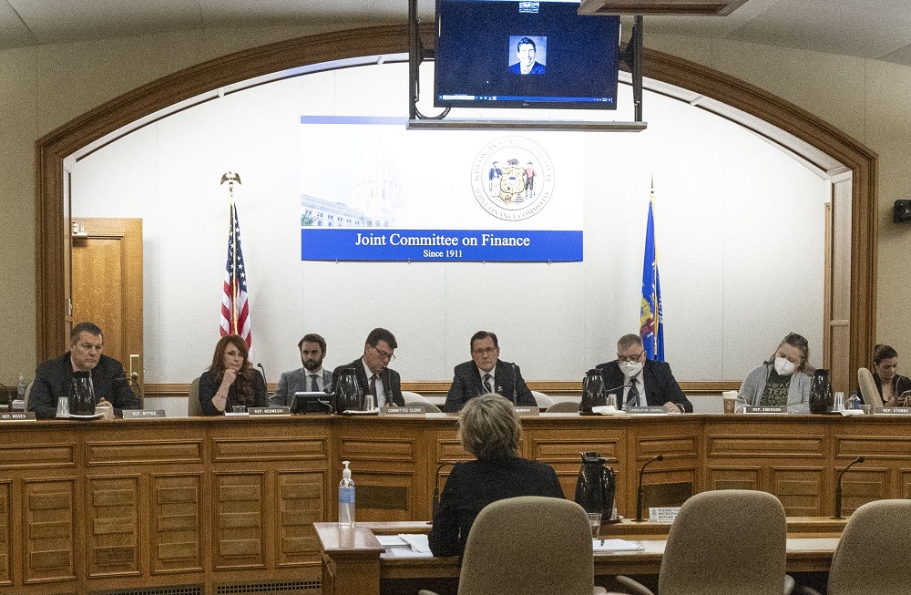 Rep. Dave Murphy at Joint Committee on Finance.