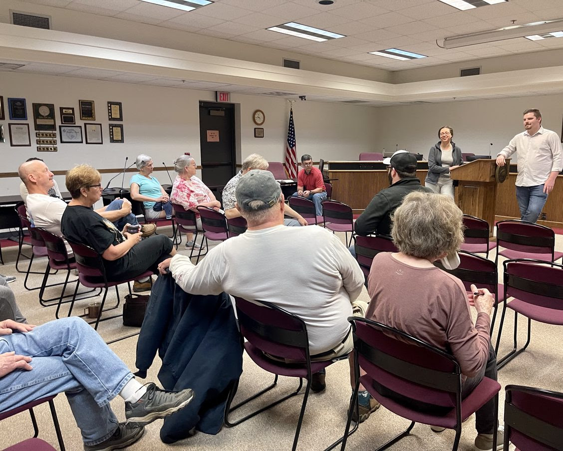 Rep. Nate Gustafson and Sen. Rachael Cabral-Guevara have been holding budget listening sessions in the district.