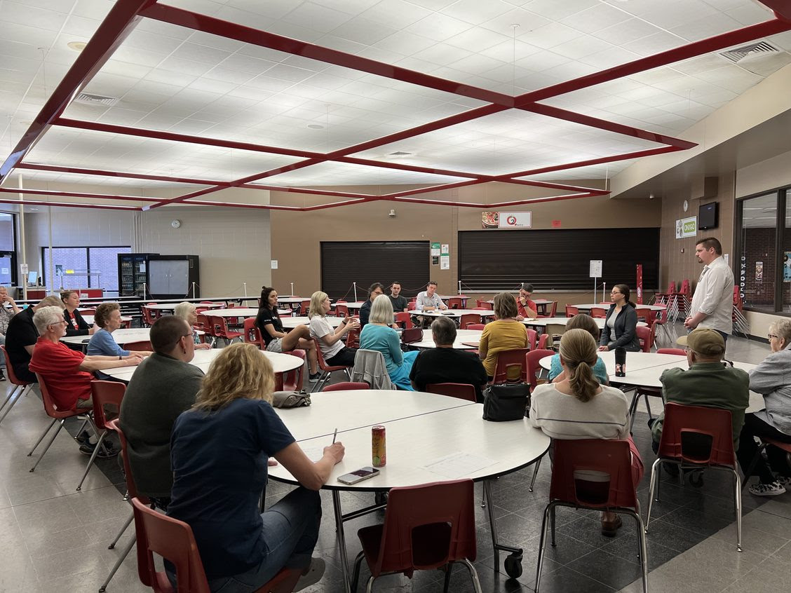 Rep. Nate Gustafson and Sen. Rachael Cabral-Guevara have been holding budget listening sessions in the district.