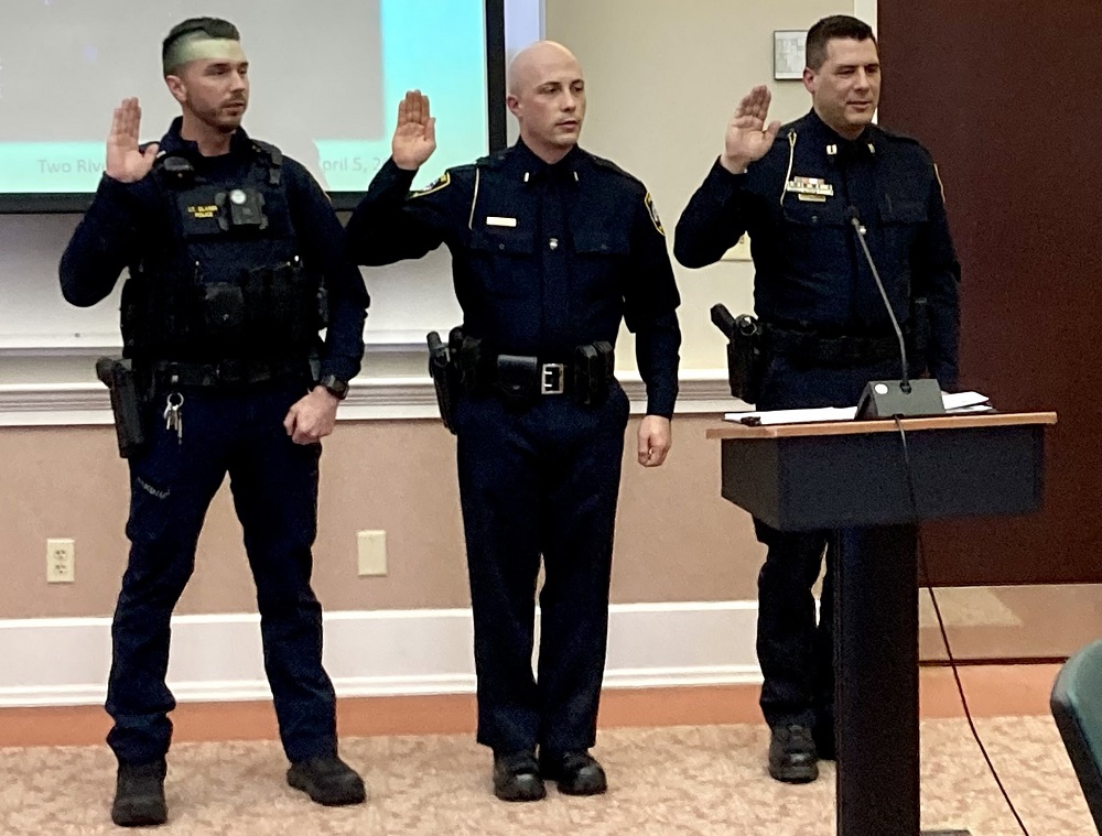 Congratulations, Captain Andrew Raatz, Detective Lieutenant Jacob Glaser, and Lieutenant Robert Wandrie. We are proud to have you!