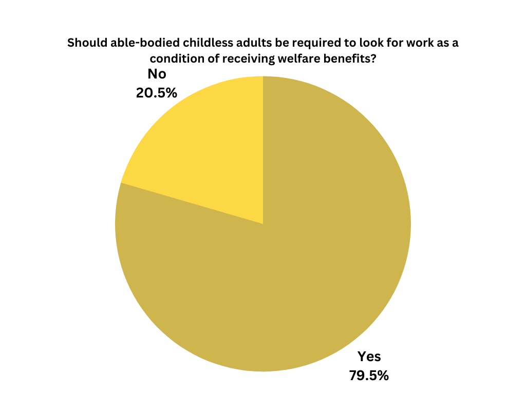 Should able-bodied childless adults be required to look for work as a condition of receiving welfare?