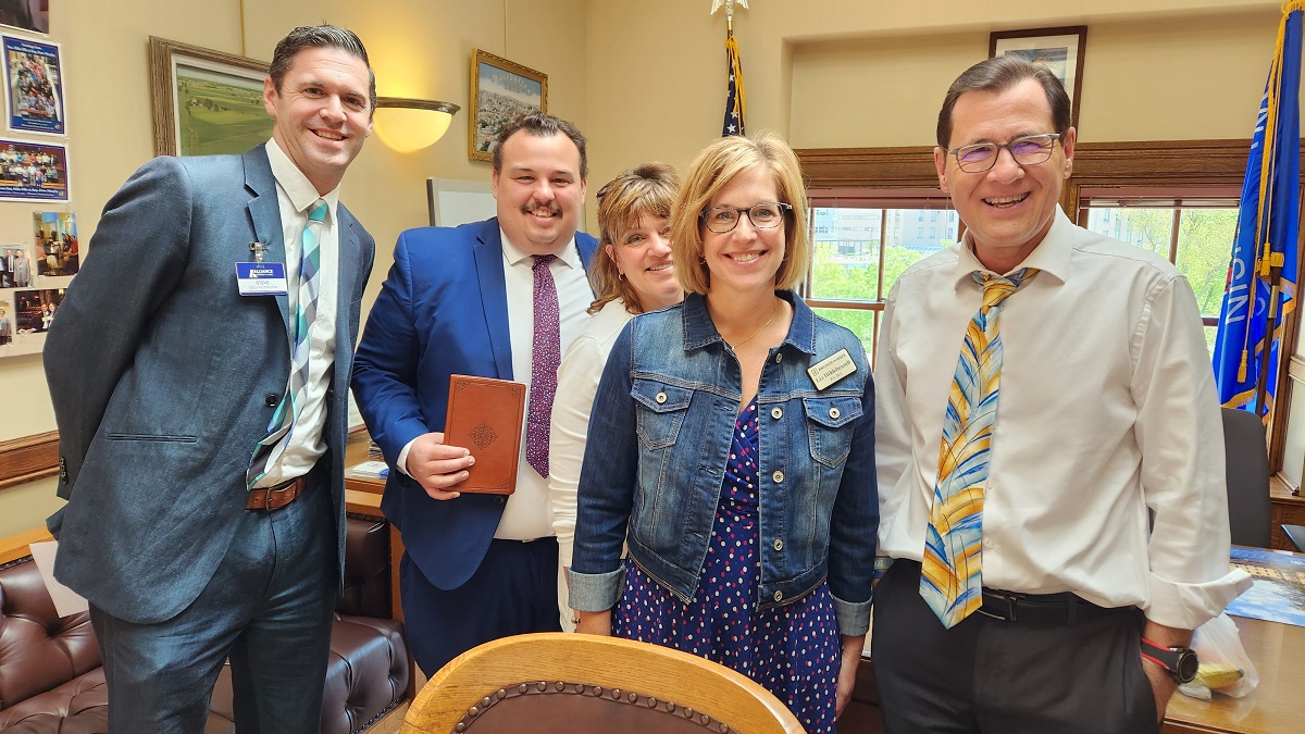 Folks from the Church Ambassador Network stopped by for a visit with State Rep. Dave Murphy.