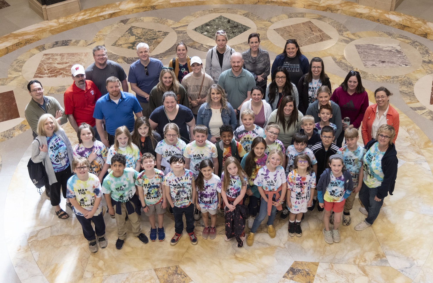 Students from Clayton Elementary School visited Sen. Rachael Cabral-Guevara and the state capitol in Madison.