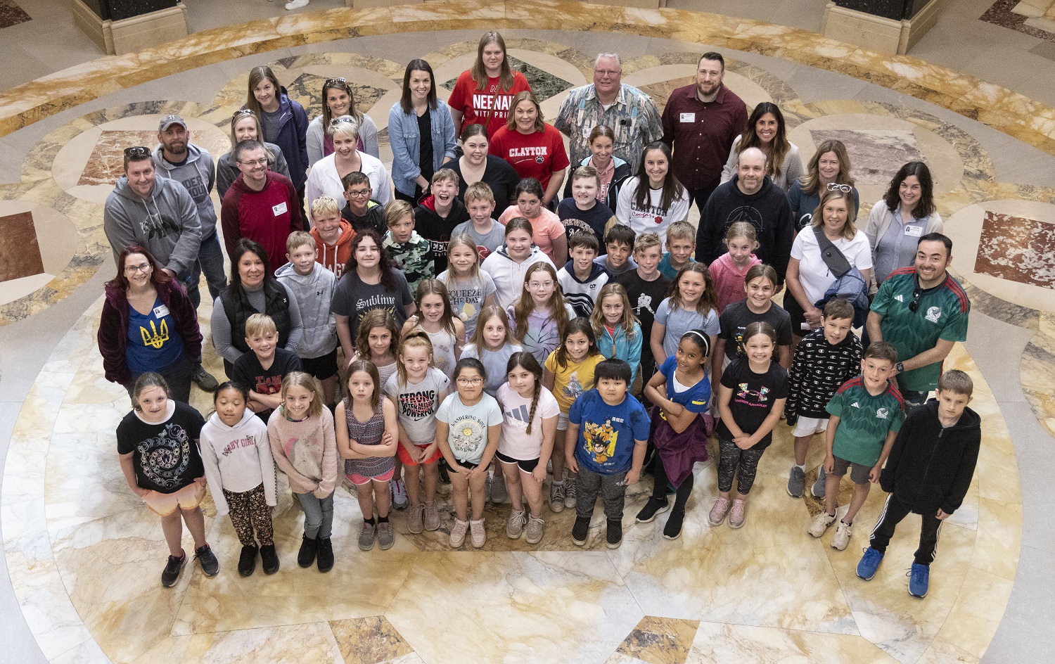 Students from New Hope Christian School visited Sen. Rachael Cabral-Guevara and the state capitol in Madison.