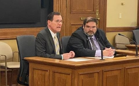 State Rep. Dave Murphy testified on Senate Bill 43, which would require the State to process sexual assault kits within 90 days of receiving them. 