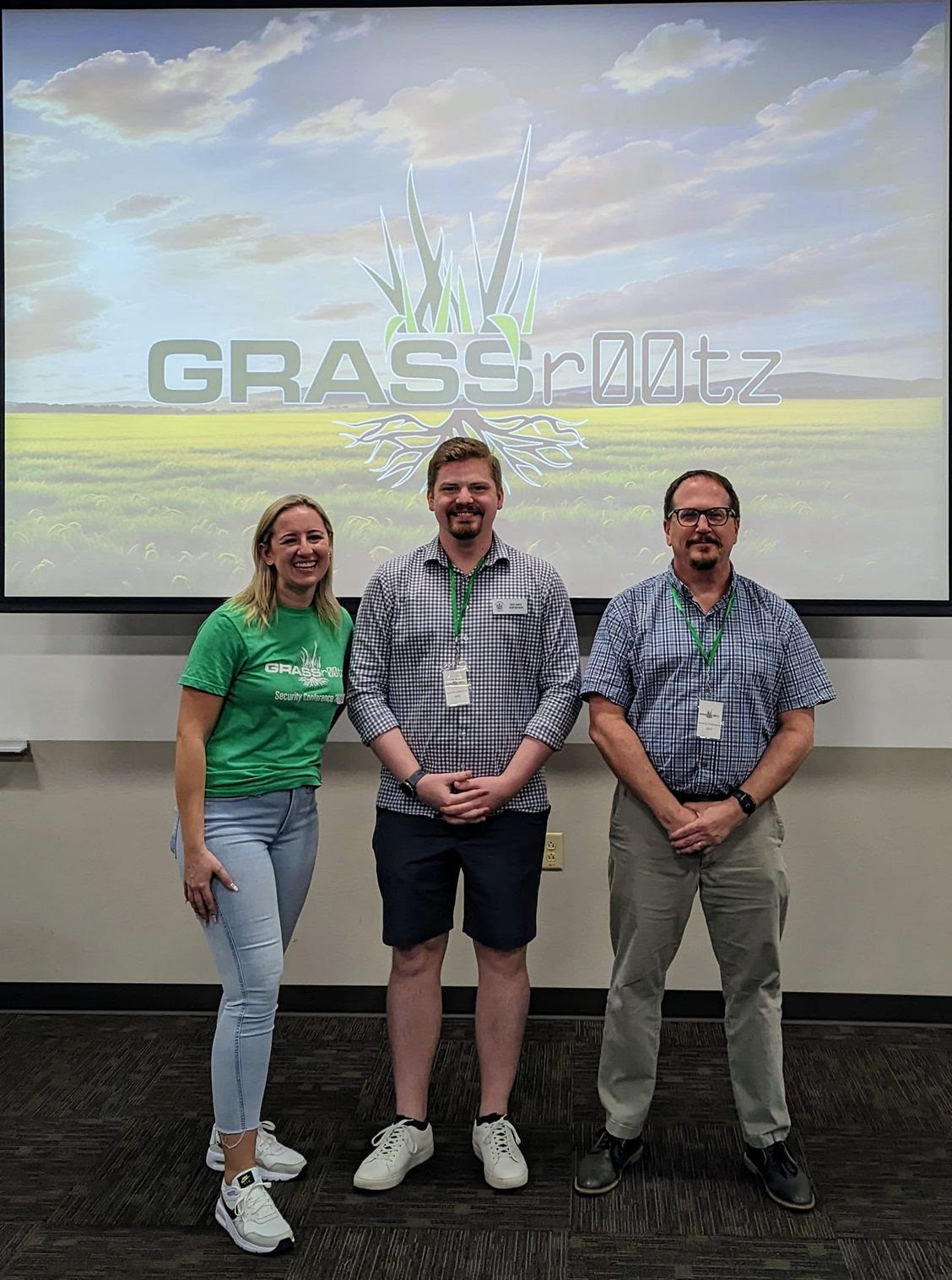 State Rep. Nate Gustafson attended the GrassRootz Cybersecurity conference.