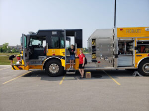 The Hobart Pancake and Porkie Breakfast was held to support the community's fire department.