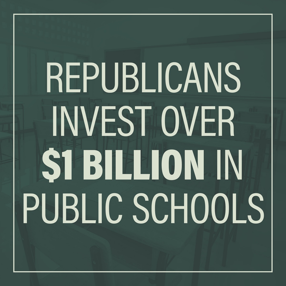 The Wisconsin Republicans budget invests in public schools.