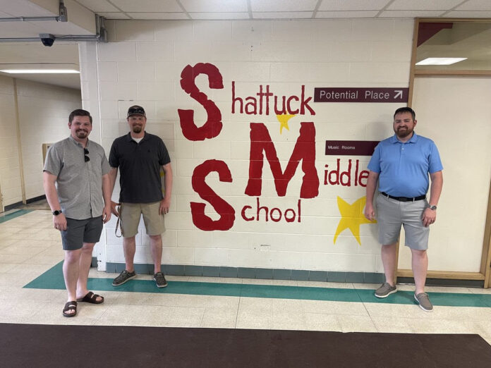 State Rep. Nate Gustafson said good bye to Shattuck Middle School on Sunday.