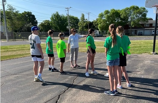 Senator Rachael Cabral-Guevara volunteered at St. Joe's Olympic Day on June 1, 2023.