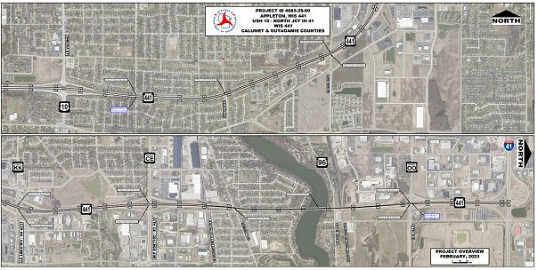 Pending ramp closure on Wisconsin 441