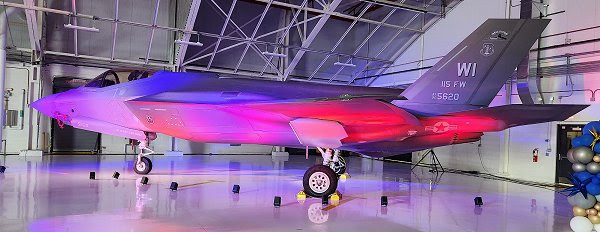 Wisconsin State Rep. Dave Murphy attended the F-35 Mission Arrival Ceremony at the Wisconsin Air National Guard's 115th Fighter Wing.