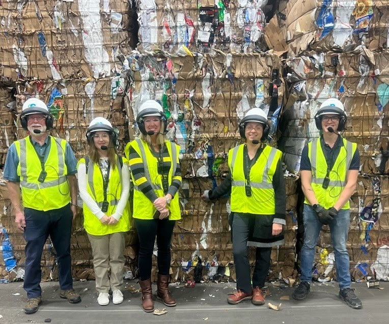 Wisconsin Senator Rachael Cabral-Guevara visited Outagamie County Recycling Center.