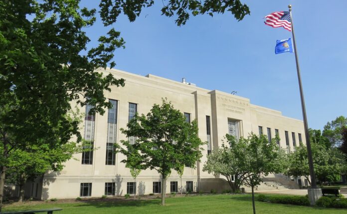 Outagamie County Courthouse, Walnut Street, Appleton, Wisconsin.