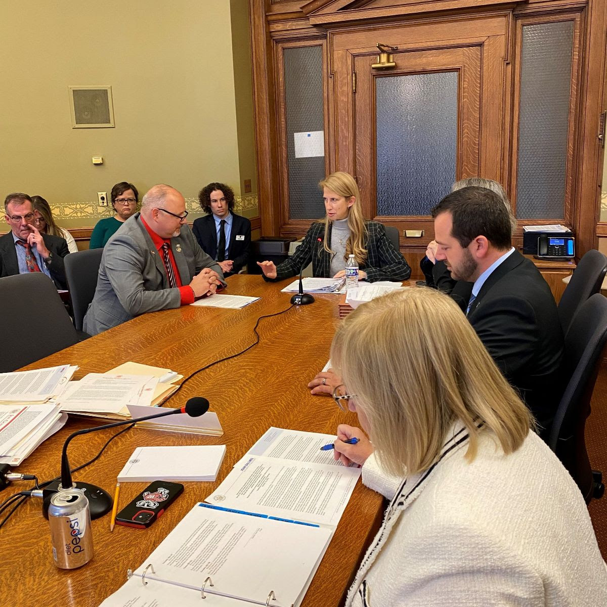 The Wisconsin State Senate heard Rep. Joy Goeben's five child care bills.