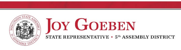 Wisconsin State Rep. Joy Goeben's letterhead