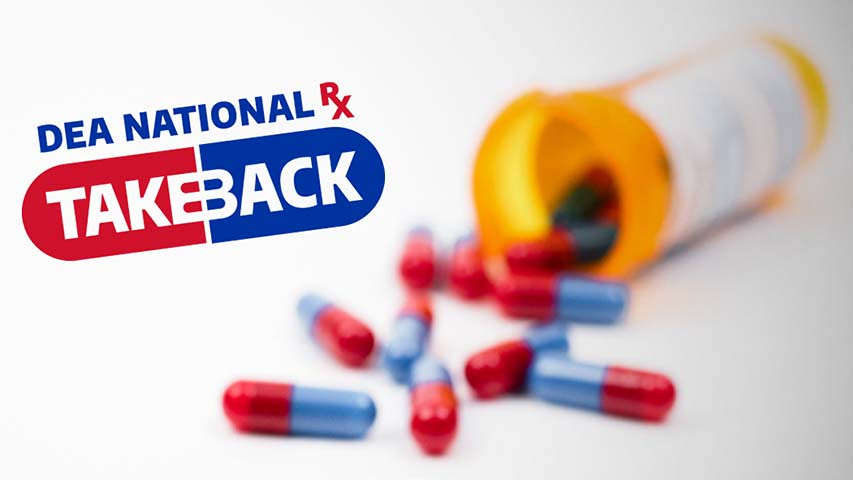 October 28 is National Drug Take Back Day