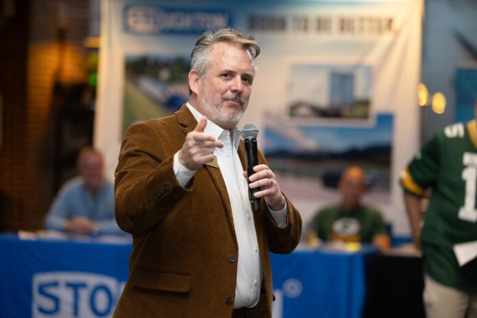 Wisconsin State Rep. David Steffen gave opening remarks at the Wisconsin Motor Carriers Association's annual convention in Green Bay.