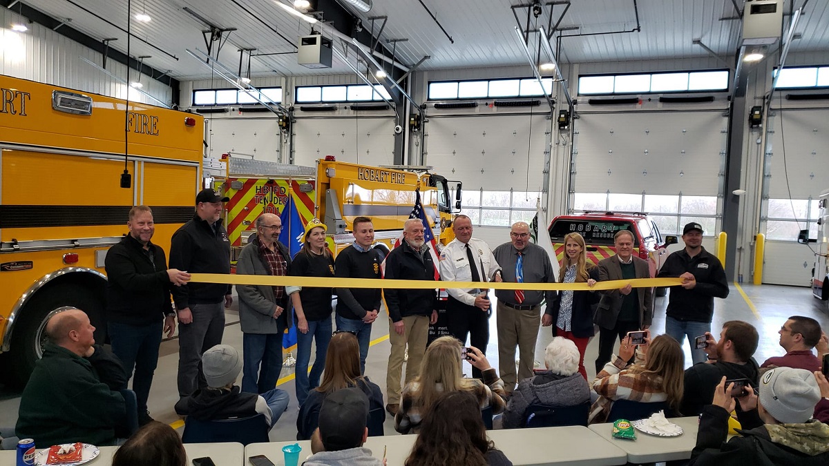 The Hobart Fire Department had a ribbon cutting of the brand new fire station on November 11.