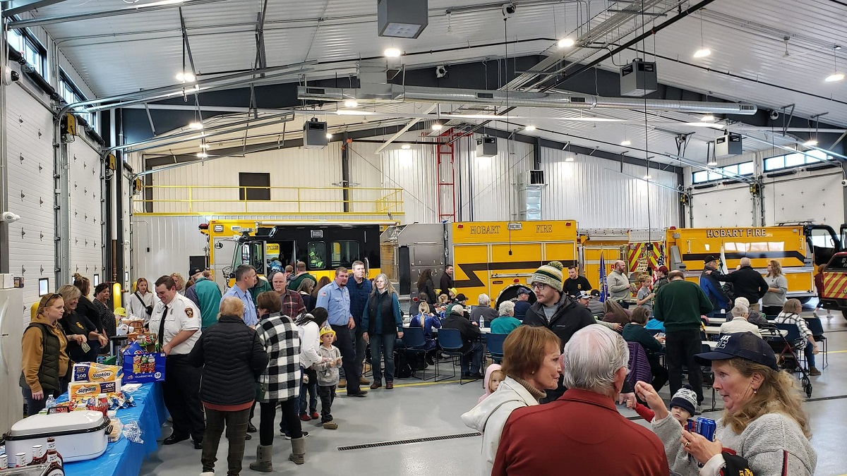 The Hobart Fire Department had a ribbon cutting of the brand new fire station on November 11.