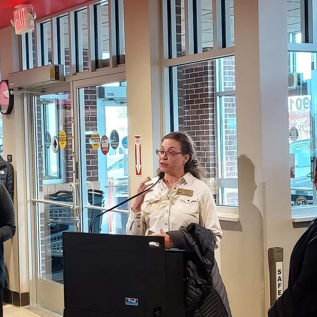 Wisconsin State Sen. Rachael Cabral-Guevara at the Kwik Trip Ribbon Cutting Ceremony in Menasha.