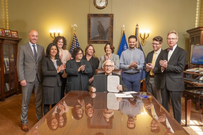 Wisconsin Gov. Tony Evers signed into law Senate Bill 362, authored by Sen. Rachael Cabral-Guevara.