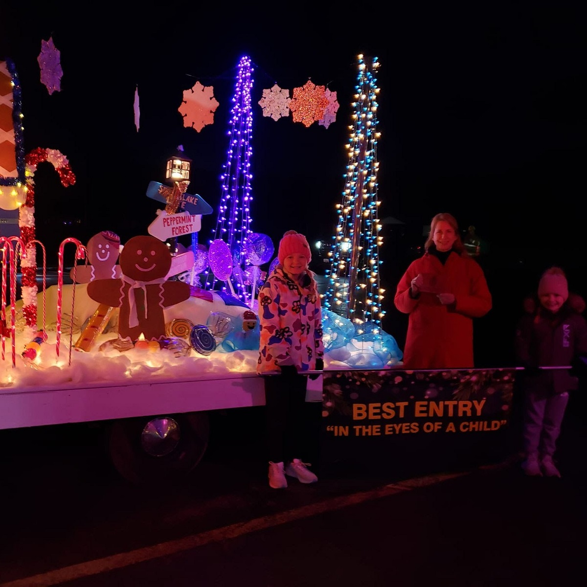 Wisconsin State Rep. Joy Goeben and family attended the Freedom Christmas Parade.