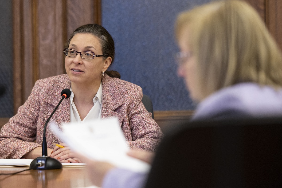 Wisconsin State Sen. Rachael Cabral-Guevara testified on Senate Bill 515, which would expand access to telehealth for Wisconsinites.