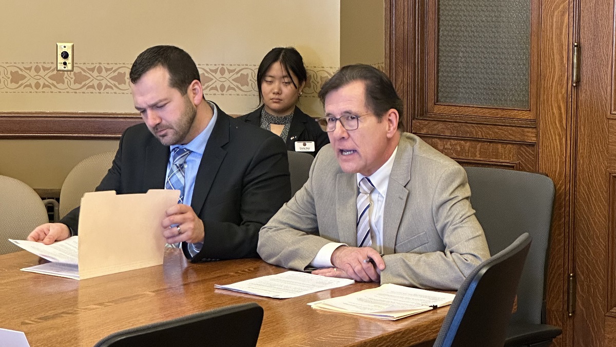 Wisconsin State Rep. Dave Murphy testified on Assembly Bill 548, which created a Wisconsin-Ireland Trade Commission between the State of Wisconsin and the Republic of Ireland.