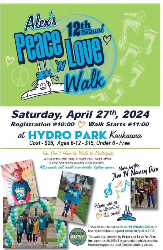 12th Annual Peace 'N Love Walk