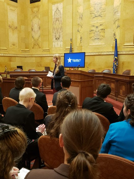 Wisconsin State Rep. Joy Goeben spoke with TeenPact Leadership Schools.