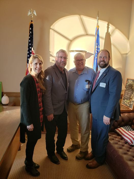 My friends from Wisconsin Farm Bureau Federation came to my office for a visit. Thank you for sharing information about what is important to those in agriculture.