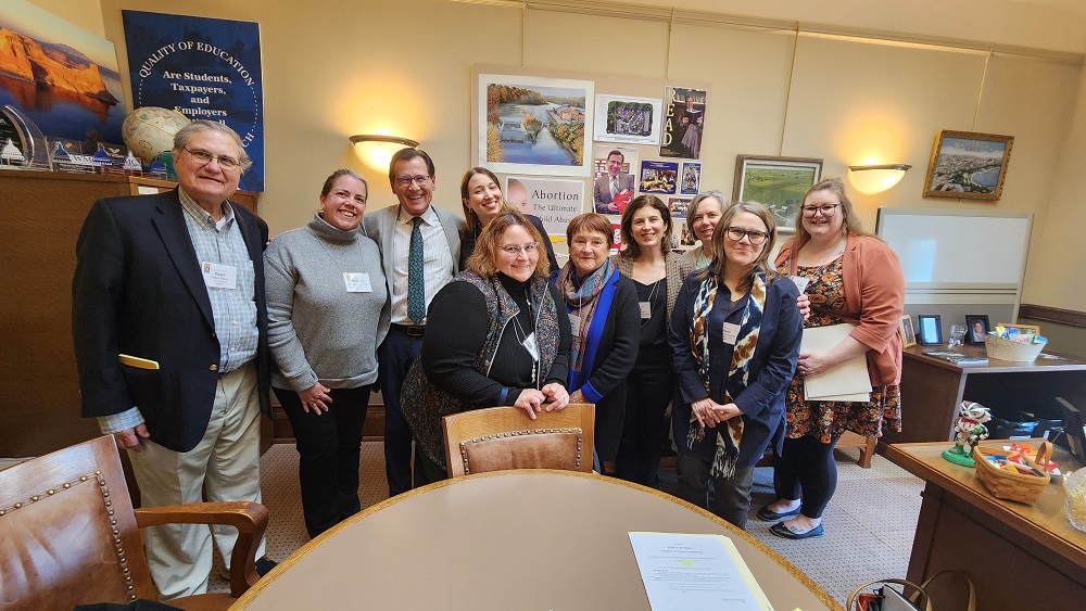 Members of the Wisconsin Library Association visited the office this week!