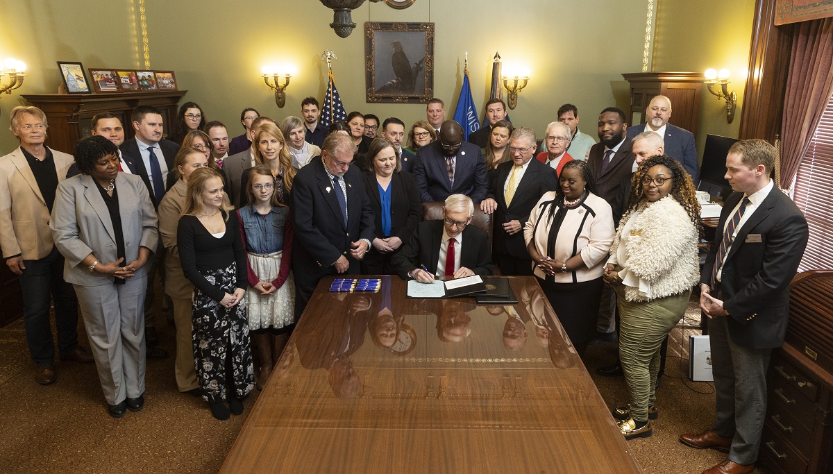 Continuing the efforts to protect Wisconsinites, Governor Evers signed three bills into law generated by the Speaker's Task Force on Human Trafficking.