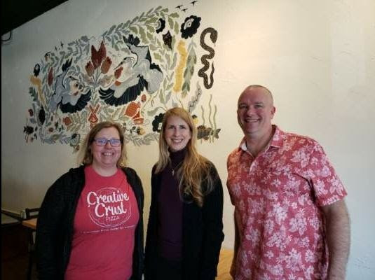 State Rep. Joy Goeben recently had a wonderful meeting with a new start-up business called Creative Crust Pizza.