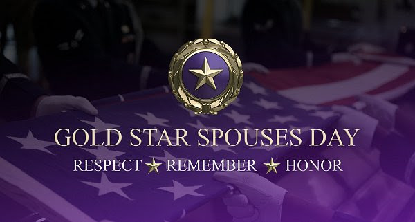 Gold Star Spouses Day on April 5th honors the surviving loved ones of military service members who died while serving their country.