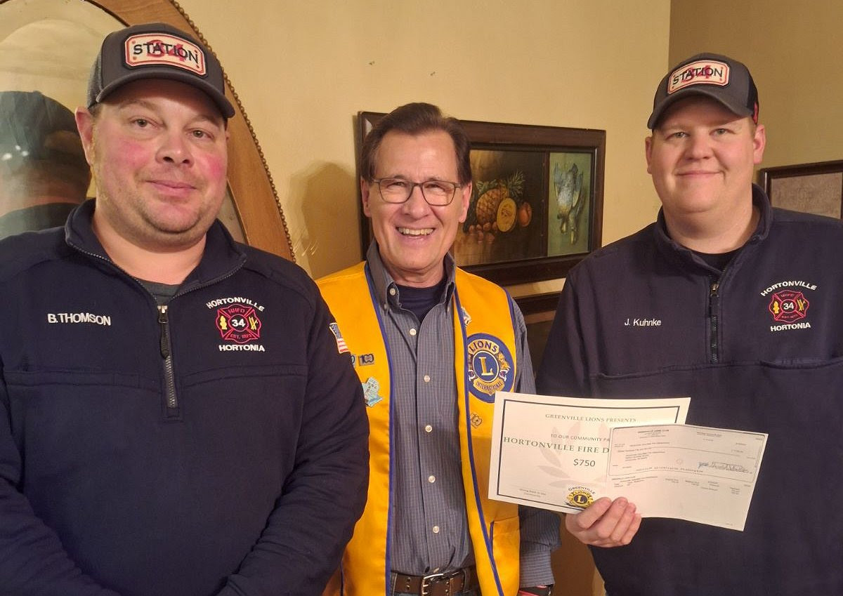 The Greenville, Wisconsin Lions Club recently held its Parade of Checks donated almost $15,000 to 20 different groups. 