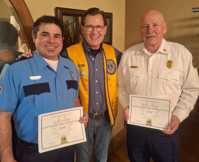 The Greenville, Wisconsin Lions Club recently held its Parade of Checks donated almost $15,000 to 20 different groups.