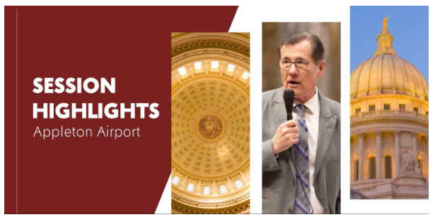 Wisconsin State Rep. Dave Murphy worked this session to secure funding for the Appleton Airport. 