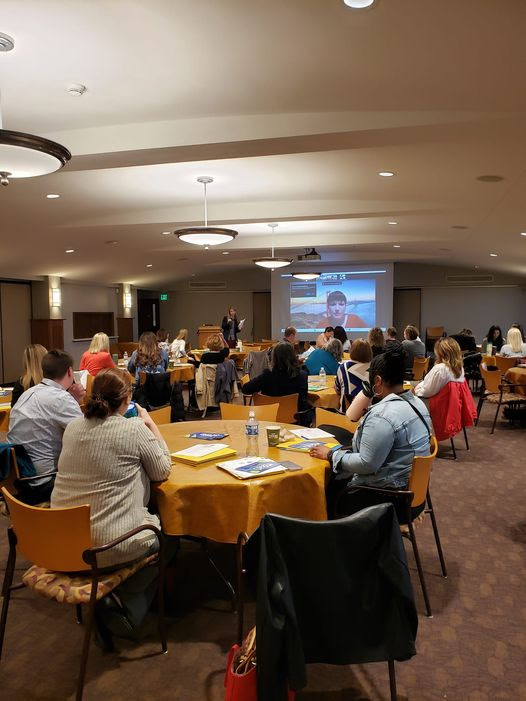 Wisconsin State Rep. Joy Goeben addressed the Supporting Families Together Association and Wisconsin Childcare Resource and Referral members who were in Madison advocating on issues of childcare and early childhood education.