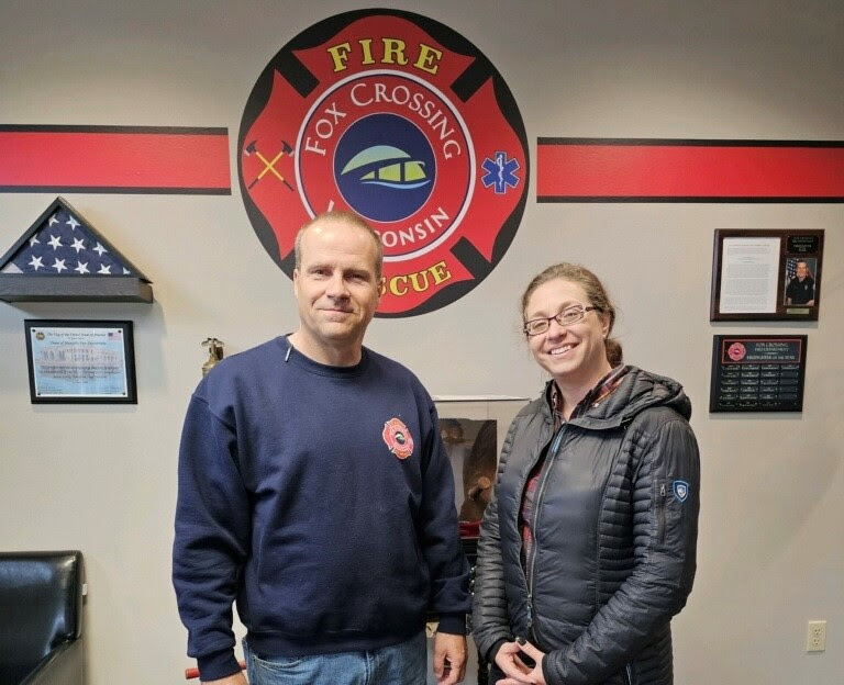 Wisconsin State Sen. Rachael Cabral-Guevara caught up with the Fox Crossing Fire Department at their breakfast this past week.