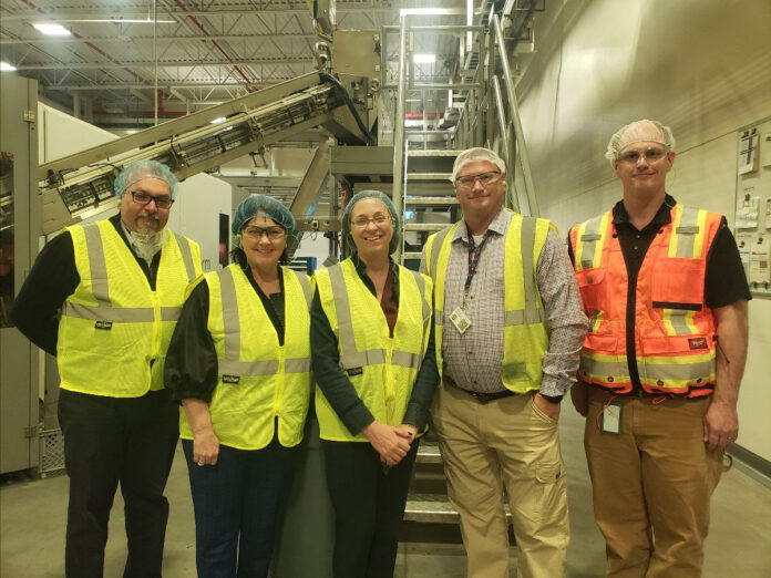 Wisconsin State Sen. Rachael Cabral-Guevara toured Pepsi Oshkosh with representatives of Pepsi and the Wisconsin Beverage Association.