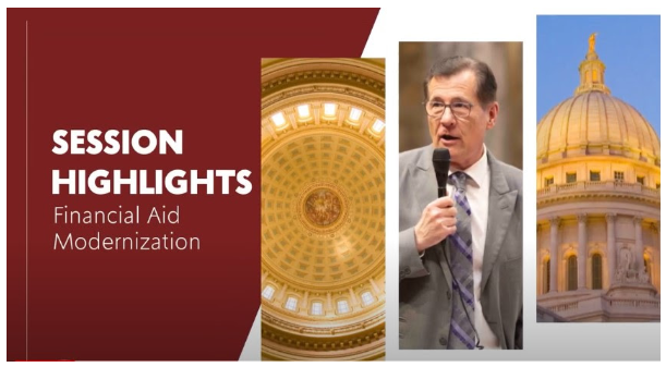 Wisconsin State Rep. Dave Murphy highlights financial aid modernization accomplished during the legislative session.