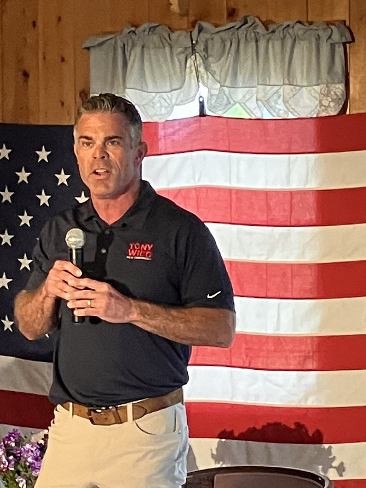 Businessman Tony Wied, a candidate for Wisconsin's 8th Congressional District, participated in the June 20 candidate forum hosted by Northeast Wisconsin Patriots.