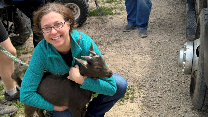 Wisconsin State Sen. Rachael Cabral-Guevara recently visited a local farm.