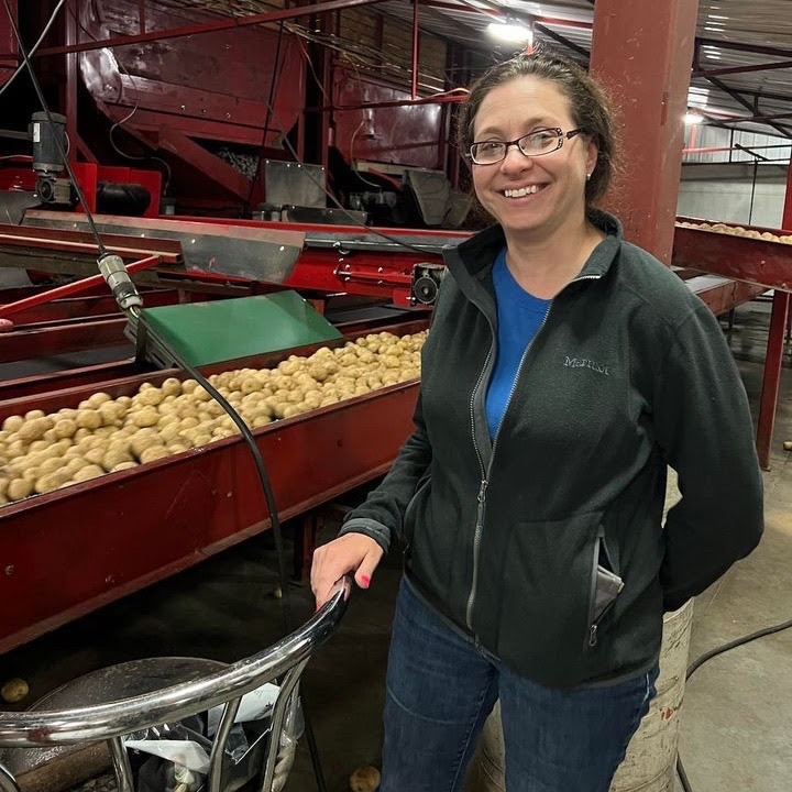 Wisconsin State Sen. Rachael Cabral-Guevara visited Coloma Farms.