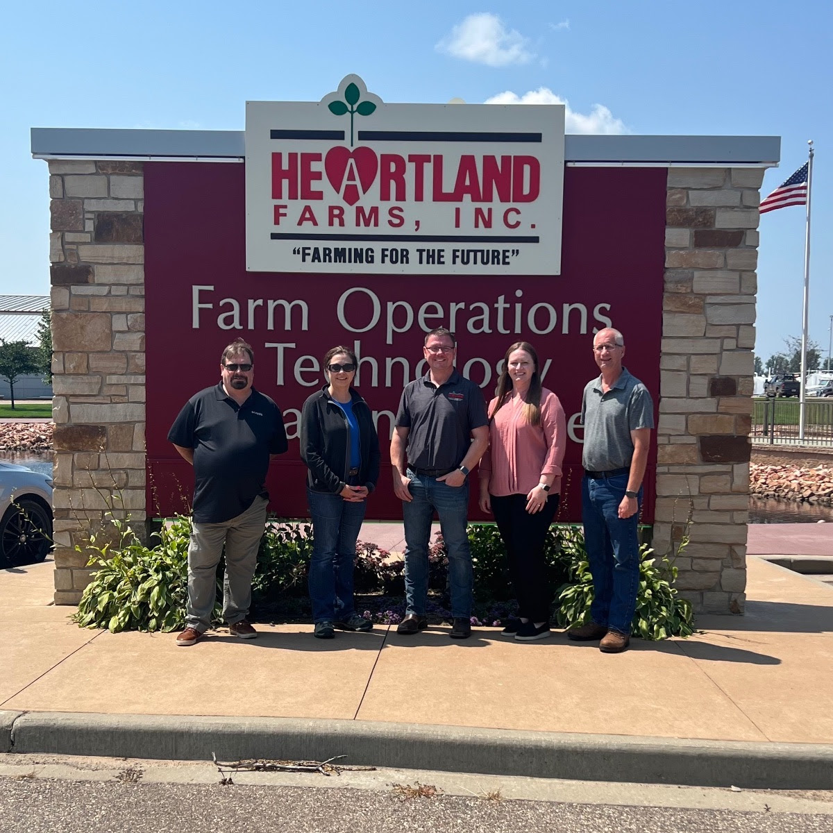 Wisconsin State Sen. Rachael Cabral-Guevara visited Heartland Farms.