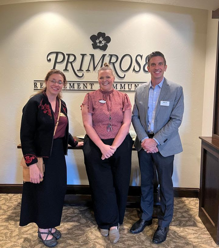 Wisconsin State Sen. Rachael Cabral-Guevara visited the Primrose Retirement Community.